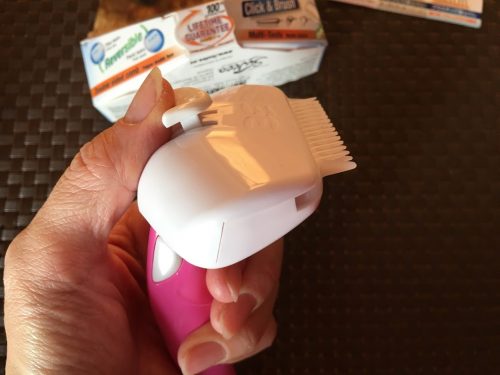 フーリーイージーの長毛用ブラシ位置