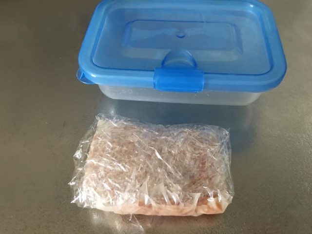 ウェットフードの冷凍保存